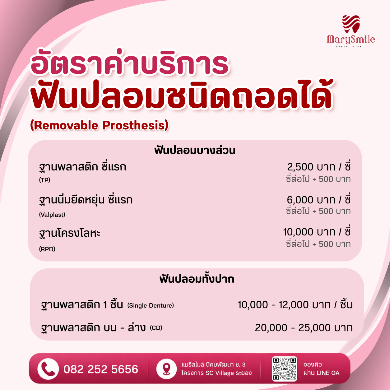 ฟันปลอมชนิดถอดได้